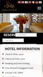 Mobile Screenshot of goldencyclohotel.com